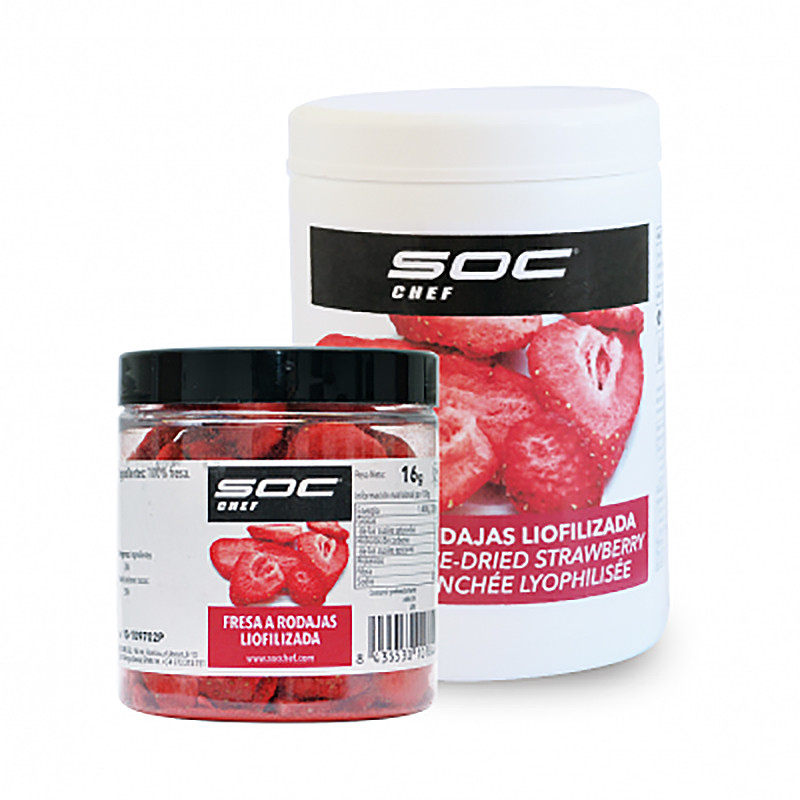 FRESA RODAJAS LIOFILIZADA CUBO 1/200gr